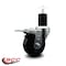 Service Caster 3-1/2'' Phenolic Swivel 1-3/4'' Expanding Stem Caster Total Lock Brake SCC-EXTTL20S3514-PHR-134 - alternate 2